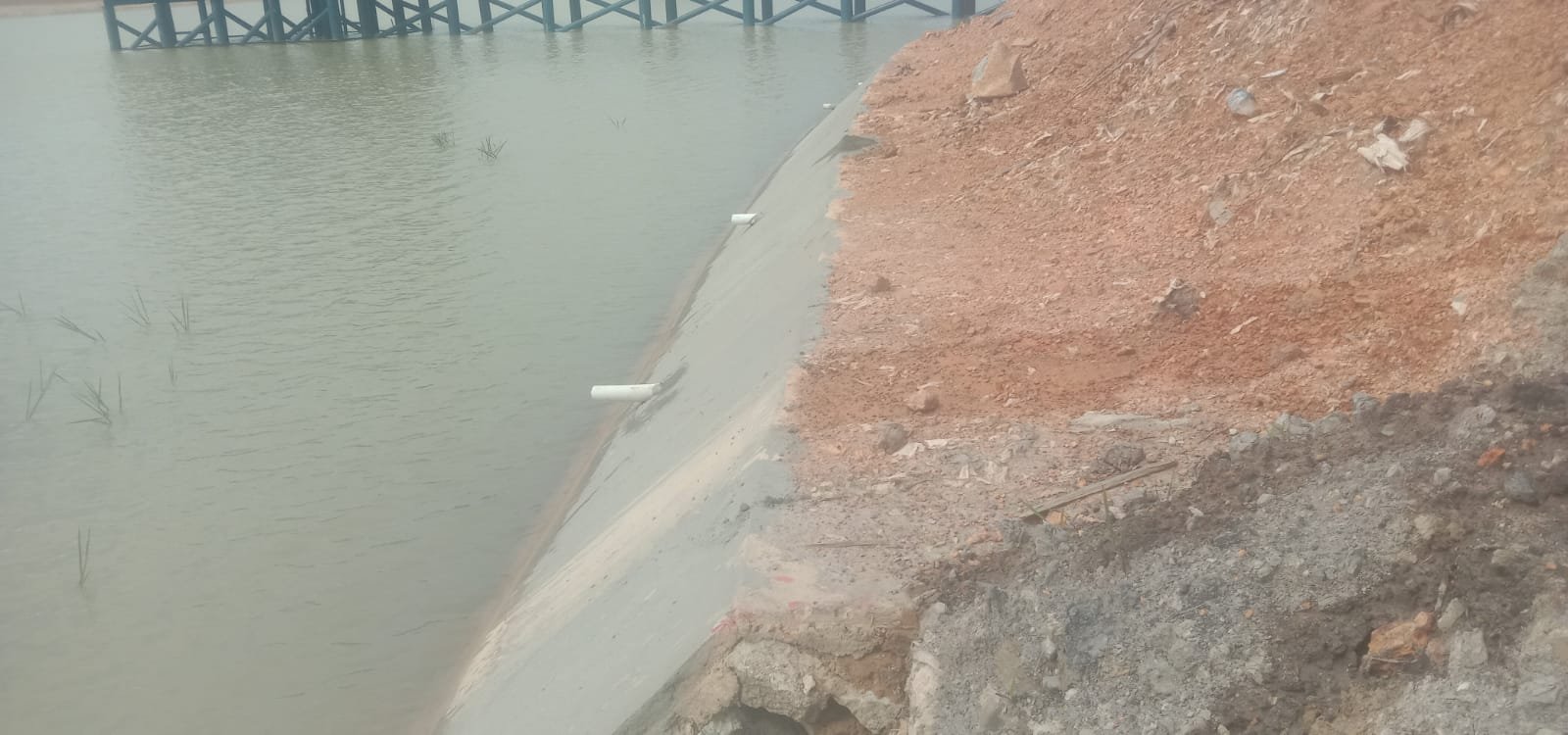 Pembangunan Penyediaan Air Baku Tukak Sadai Masih Dalam Pemeliharaan