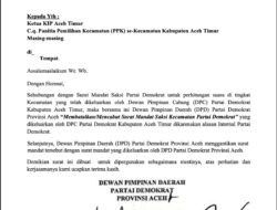 Demokrat Aceh Timur Kontroversi Pencabutan Mandat Saksi Dan Dampaknya Terhadap Pemilu Yang Adil