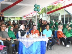 Semarakkan HUT Persit Ke-78, Persit KCK Cab. XXX Kodim 0815 Hebohkan Gebyar Competition Persit 082/CPYJ
