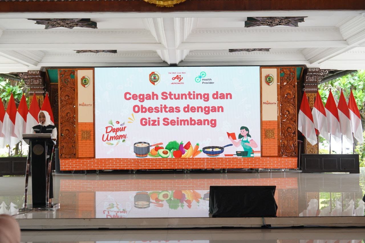 Cegah Stunting Dan Obesitas, Pemkab Mojokerto Gandeng Ajinomoto Beri Edukasi Makanan Gizi Seimbang