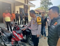 Unit Reskrim Polsek Jaluko Berhasil Tangkap 3 Pelaku Curanmor Satu Pelaku Residivis  di hadiahi Timah Panas