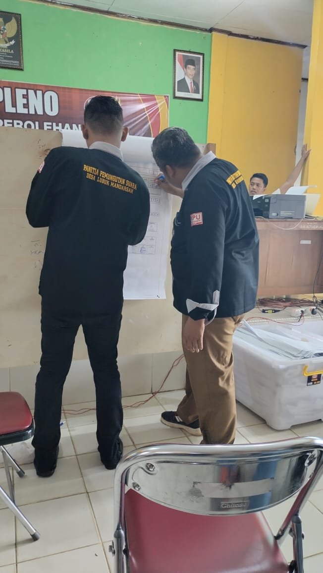 Panitia Pemungutan Suara ( PPS )di Nilai Tidak Bisa Bekerja,Rekapitulasi Suara di Kecamatan Tengah ilir, Banyak Coret Coret