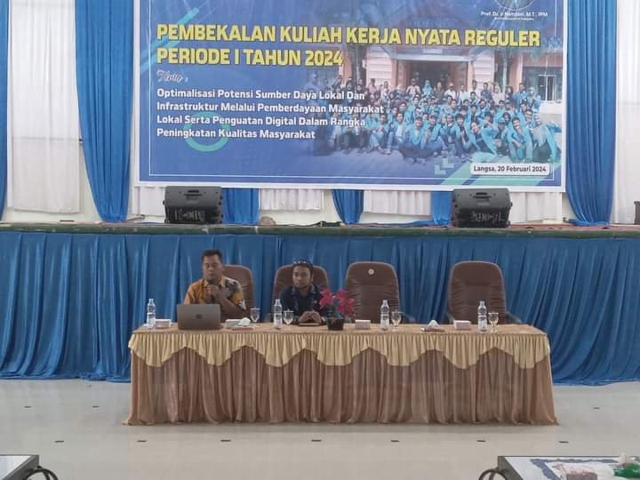 Asisten Bidang Ekonomi dan Perekonomian dan Pembangunan di Aceh Timur jadi Pemateri di KKN Universitas Samudra Langsa