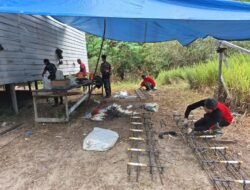 SEMENISASI JALAN BERJALAN LANCAR,  DANDIM 0912/KBR : BERKAT PERAN SERTA WARGA KAMPUNG KELIAN