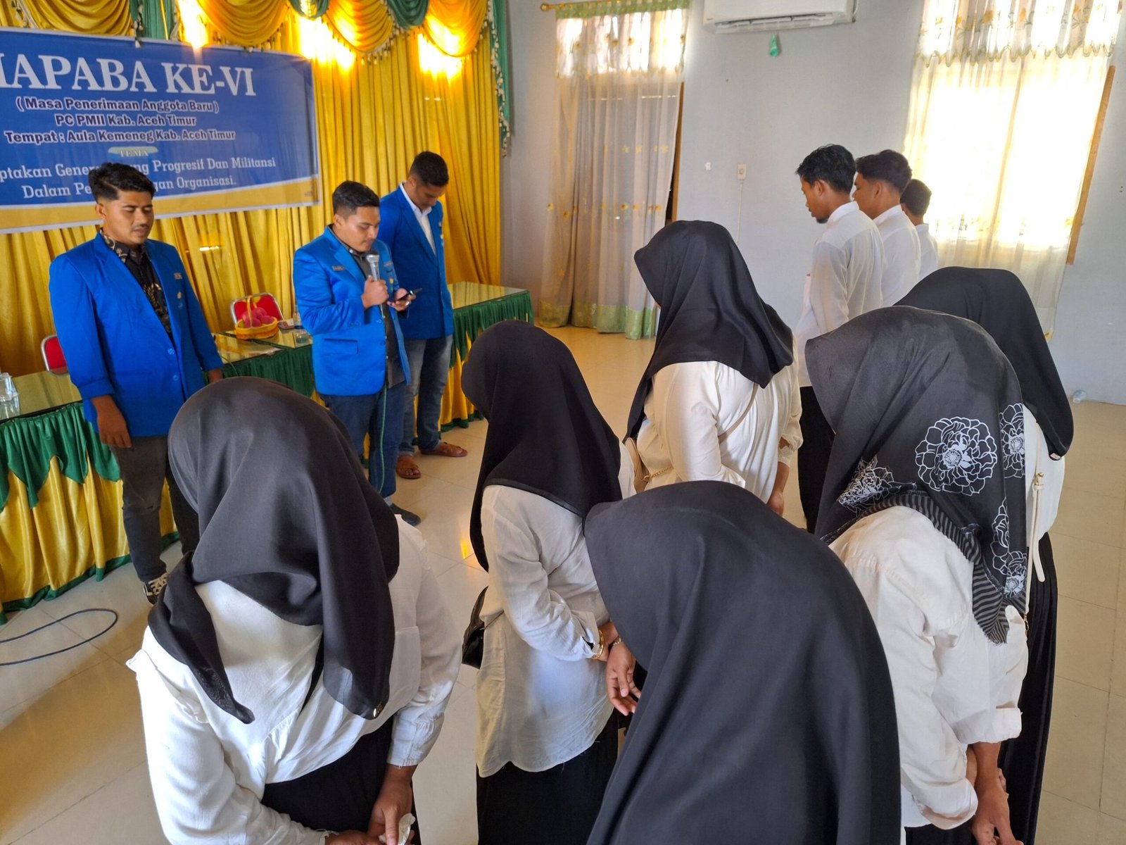 Terima Anggota Baru, PC PMII Aceh Timur Perkuat Nilai Aswaja
