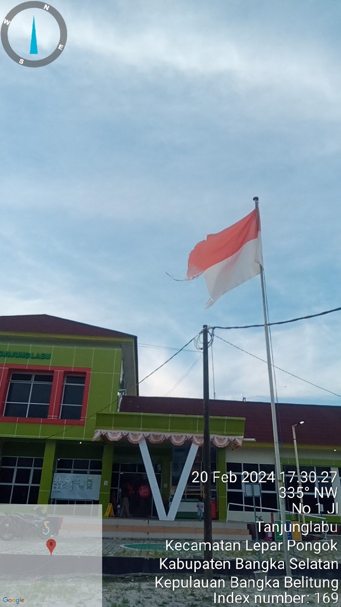 Belum Ada Tindakan Tegas Atas Kelalaian Bendera Kusam Dan Robek Dikantor Puskemas Dan Polsek Desa Tanjung Labu