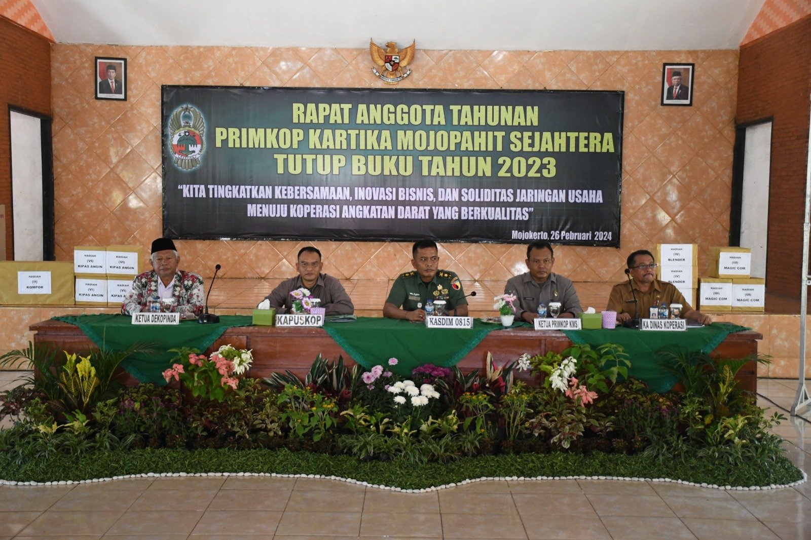 Primkop Kartika Majapahit Sejahtera Kodim 0815/Mojokerto, Gelar RAT Tahun 2023