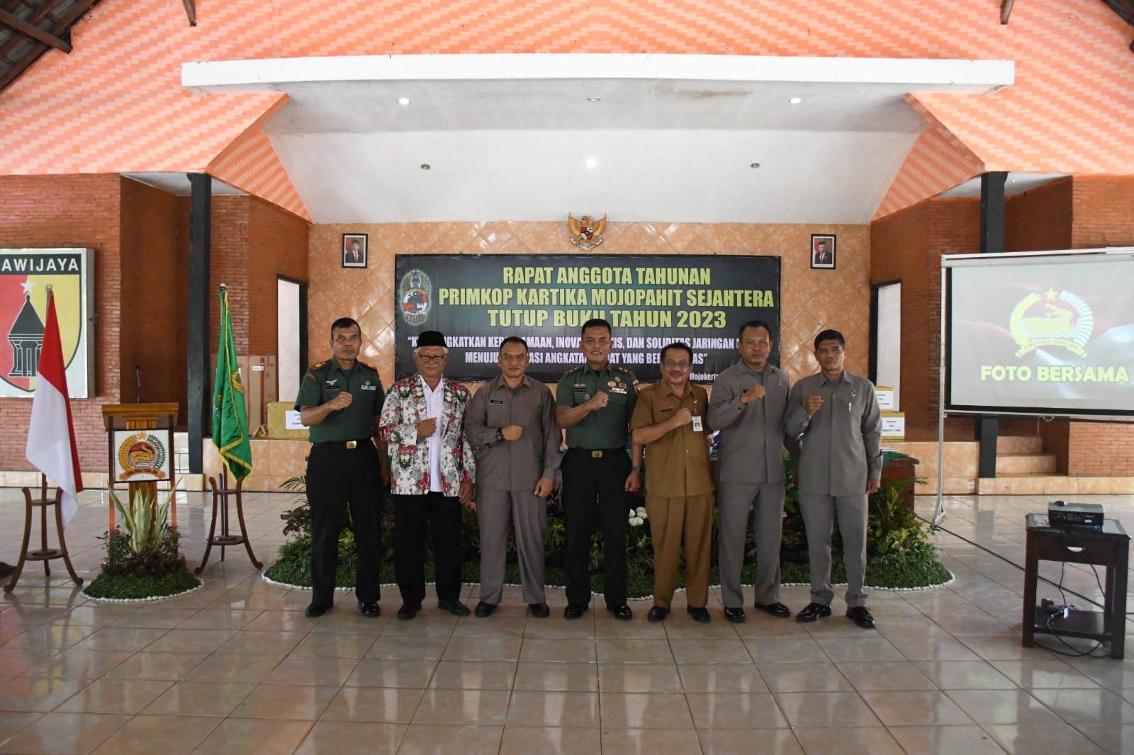 Primkop Kartika Majapahit Sejahtera Kodim 0815/Mojokerto, Gelar RAT Tahun 2023