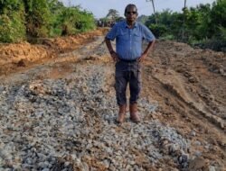 PT. JBP Perbaiki jalan provinsi di kecamatan Kumpeh kabupaten Muaro Jambi Demi Kelancaran Akses Warga