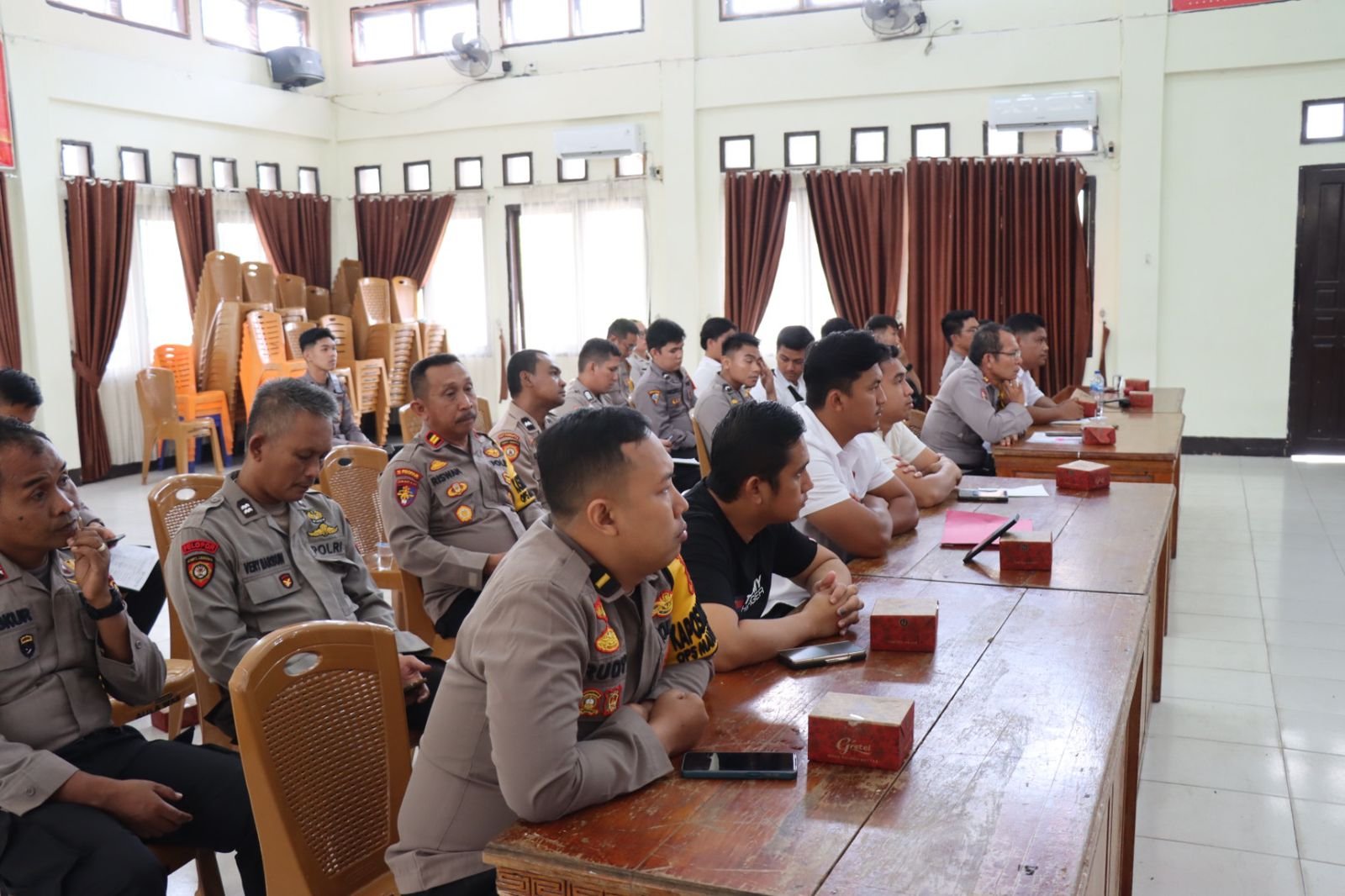 Antisipasi Kamtibmas Dalam Menghadapi Bulan Suci Ramadhan,Kapolres Tebo membuka Lat pra Ops Pekat I siginjai 2024