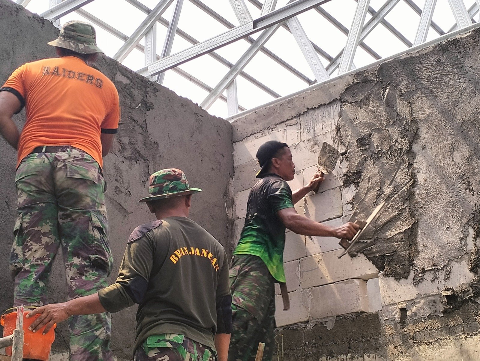 Kodim 0815/Mojokerto Rehab Markas Koramil 0815/01 Pralon, Simak Progresnya