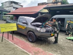 Tim Harpal Denpal Kunjungi Kodim 0416/Bute,Dandim Sampaikan, Kendaraan Dinas Adalah Tanggung Jawab Semua Prajurit