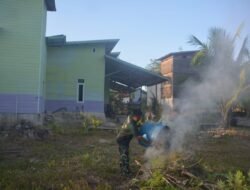 Salah Satu Wujud Keharmonisan TNI dan Warga, Satgas Menginap Di Rumah Warga