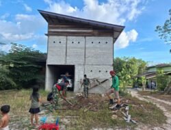 Jaga Kesling Satgas Bantu Bersihkan Lingkungan