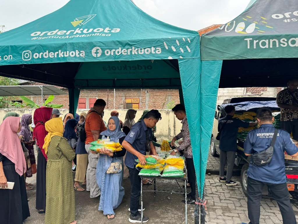 Harga Beras Turun, Mas Pj Tetap Konsisten Lakukan Operasi Pasar Murah