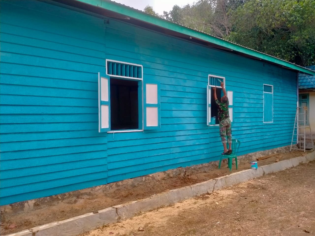 Satgas TMMD Fokus Kegiatan Rehab Gereja