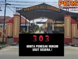 303 Menjamur di Wilkum Polresta Deli Serdang, Diduga Penegakan Hukum Sedang Mandul !!!