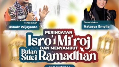 Khofifah, Ustadz Wijayanto, dan Natasya Emylia Bakal Hadiri Peringati Isro’ Mi’roj di Kota Mojokerto