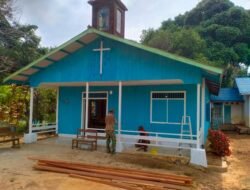 Rehab Gereja Santa Theresia, Tinggal Finishing Pengecatan