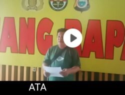 Ini Alasan ATA Sopir AU Minta Maaf Di Kepolisian Dan Wartawan Di Halsel Usai Cemarkan Nama Baik