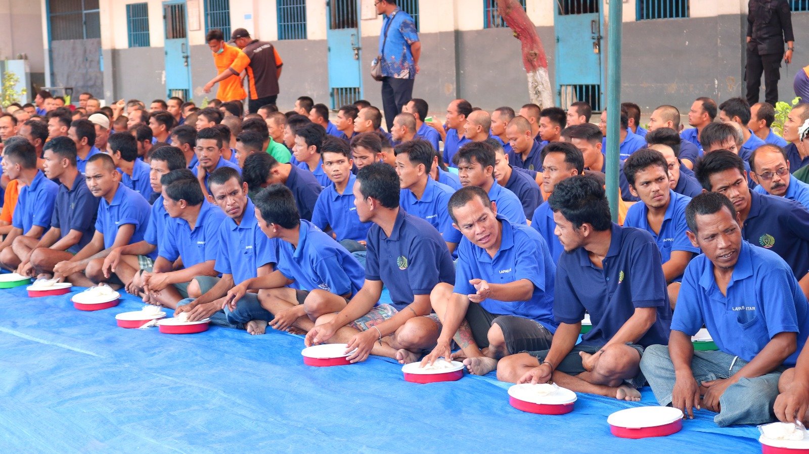 Perdana Di Lapas Pematangsiantar! Sambut Bulan Penuh Berkah, Lapas Kelas IIA Pematangsiantar Gelar Punggahan Bersama SELURUH Warga Binaan