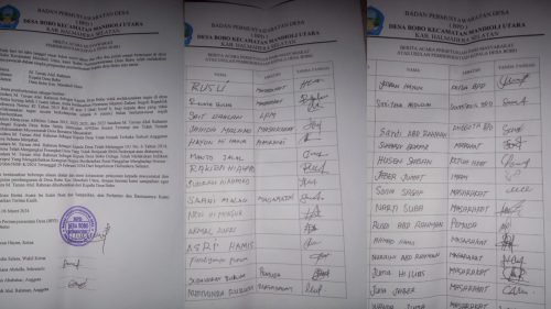 Nyaris : Ulah Ketua BPD Memalsukan Tanda Tangan Kepala Desa, Masyarakat Jadi Korban