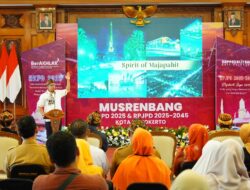 Musrenbang RKPD dan RPJPD, Pj Wali Kota Mojokerto Jelaskan 5 Misi Pembangunan