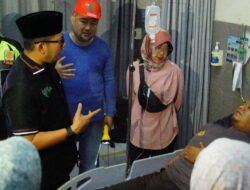 RS Gatoel Kebakaran, Ali Kuncoro Tinjau Lokasi dan Jenguk Korban Kebakaran