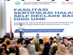 Kolaborasi Dengan Kementerian Koperasi, Pemprov Sumut Fasilitasi 1.000 Sertifikat Halal Gratis Untuk UMKM