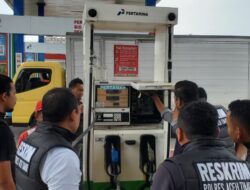 Satreskrim Polres Aceh Timur Cek SPBU Cegah Kecurangan dan Penyalahgunaan BBM