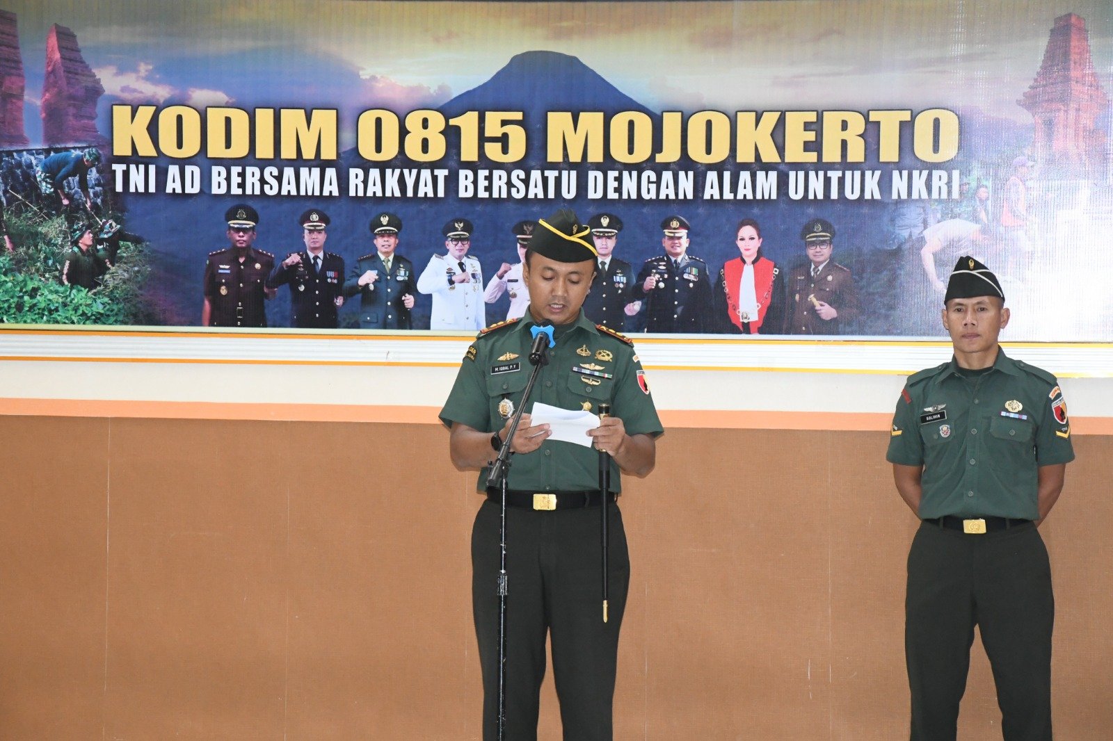 Periode 1 April 2024, Kodim 0815/Mojokerto Gelar Acara Alih Tugas & Kenaikan Pangkat