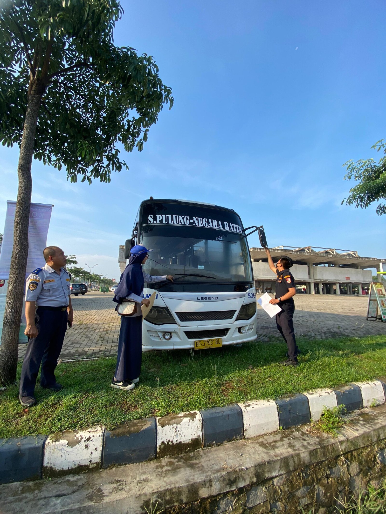 Menjelang Lebaran, Dishub Tubaba Mulai Cek Kelayakan Bus Yang Beroperasi Diwilayah Tubaba