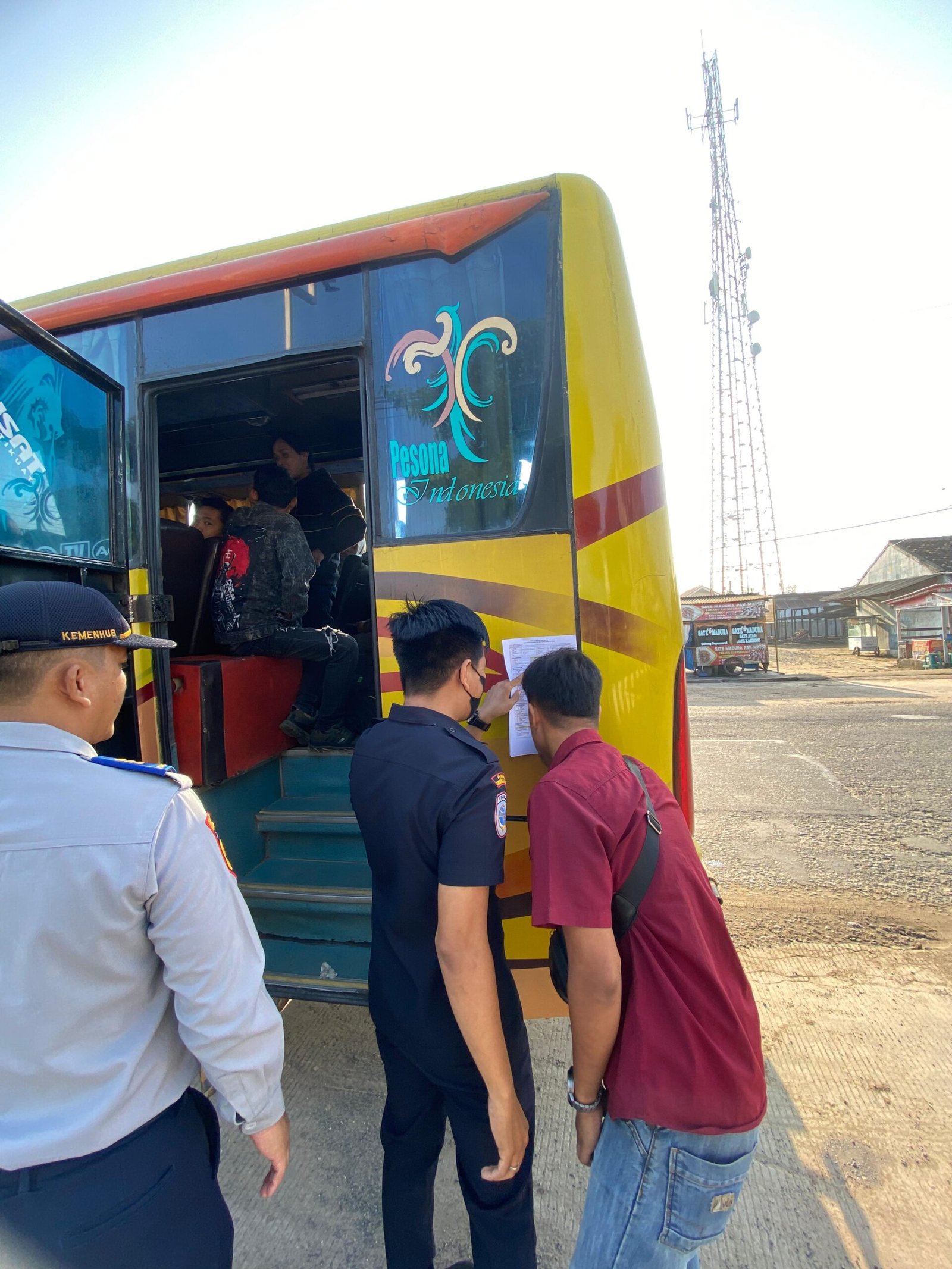 Menjelang Lebaran, Dishub Tubaba Mulai Cek Kelayakan Bus Yang Beroperasi Diwilayah Tubaba