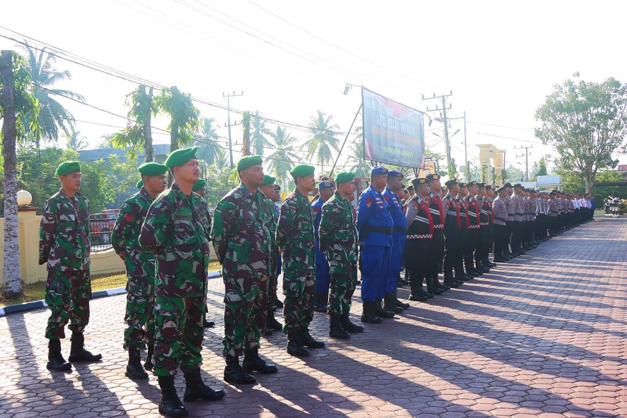 Jelang Lebaran, Polres Aceh Timur Laksanakan Apel Gelar Pasukan Operasi Ketupat Seulawah 2024