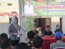 Pemkab Mojokerto Beri Bantuan 5.000 Kg Benih Padi untuk Poktan Terdampak Banjir di Tiga Kecamatan