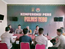 Analisa Dan Evaluasi (Anev) Harian Anggota Polres Tebo bersama Satgas OPS ketupat 2024