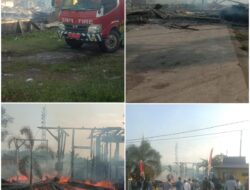 Kebakaran Di Halsel Habiskan 3 Kantor Termasuk Sekretariat SB Kesultanan Bacan