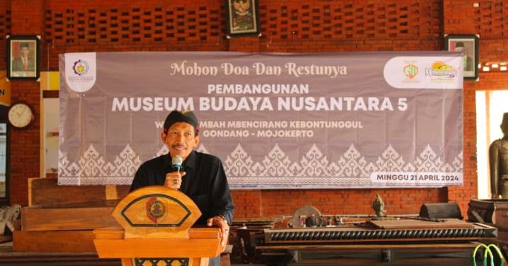 Kades Kebontunggul Lakukan Peletakan Batu Pertama Pembangunan Museum Budaya Nusantara 5