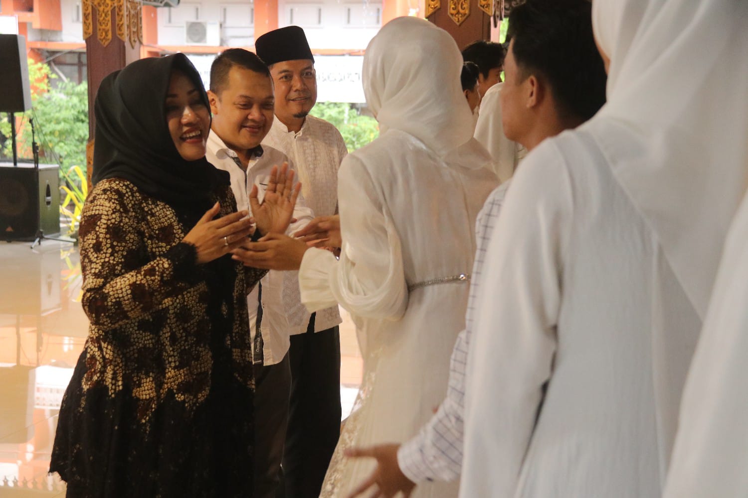 Bupati Ikfina Halal Bihalal Dengan Paguk Kabupaten Mojokerto
