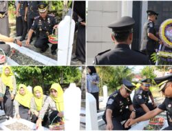 Peringati HBP ke-60 Lapas dan Rutan KotaAgung Laksanakan Upacara Serta Tabur Bunga Di Makam Pahlawan