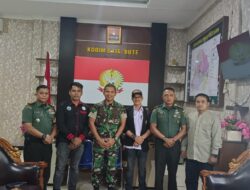 Silaturahmi DPC Gerakan Anti Narkotika Nasional (GANN) Kabupaten Tebo Bersama Dandim 0416/BUTE