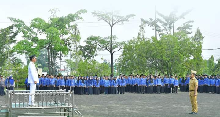 Bupati Fadhil Arief Gelar Apel Peringatan Hari Otonomi Daerah Ke XXVIII Tahun 2024