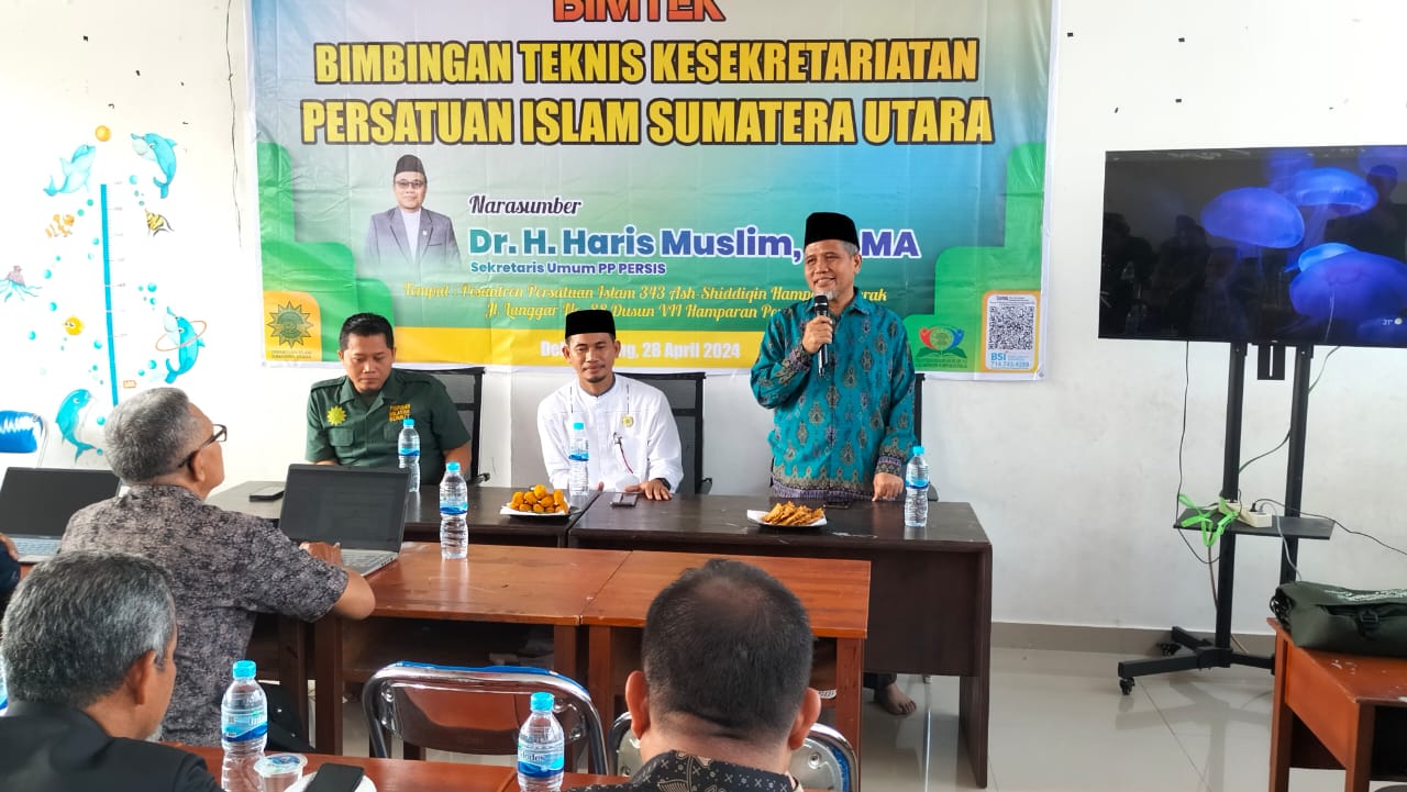 Ketua Pimpinan Wilayah Persatuan Islam Sumatera UtaraAdakan Bimtek Kesekretariatan Tahun 2024