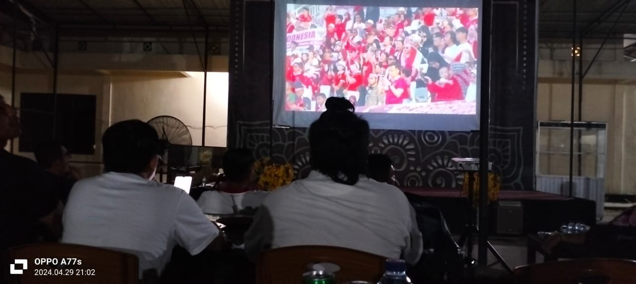 Semi Final Piala AFC Indonesia VS Uzbekistan, Polres Tebo Gelar Nonton Bareng