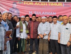 Didukung Ulama Dan Masyarakat Aceh Timur H.Sulaiman (Tole) Daftar Calon Bupati