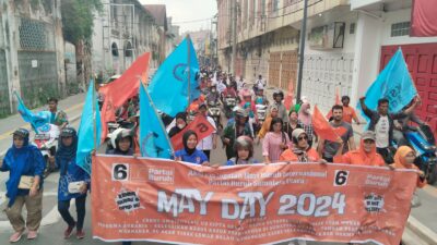 May Day 2024, Exco Partai Buruh Sumut Unjuk Rasa di DPRD Sumut