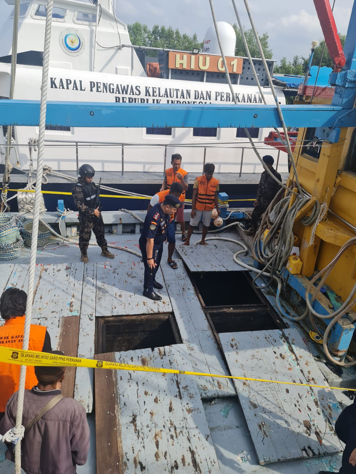 Kembali Tangkap 1 KIA Pencuri Ikan Di Selat Malaka, Stasiun PSDKP Belawan Selamatkan Kerugian Negara 6,2 Milyar per tahun