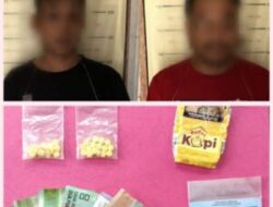 Satresnarkoba Polres Tanggamus Tangkap Dua Penjual Obat Keras Hexymer