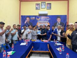 Partai Nasdem Terima Berkas Pendaftraan Haji Faisal Riza Sebagai Calon Bupati Aceh Timur
