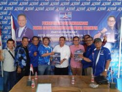 Mantan Birokrat Pemko Siantar Daftar Ke Partai Demokrat : Kurnia Rajasyah Saragih ST MM Dan Reinward Simanjuntak Maju Pilkada Pematang Siantar